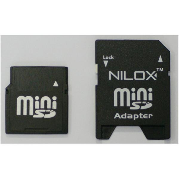 Nilox Mini Secure Digital 4GB adaptor 4ГБ MiniSD карта памяти