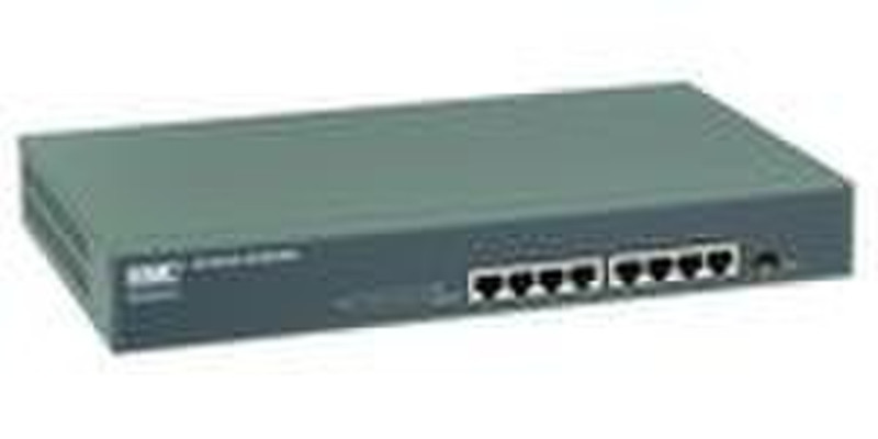SMC SMCGS8P Управляемый Power over Ethernet (PoE) Черный сетевой коммутатор