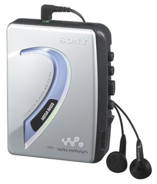 Sony Tape WALKMAN WM-EX194 Silver Синий, Cеребряный кассетный плеер