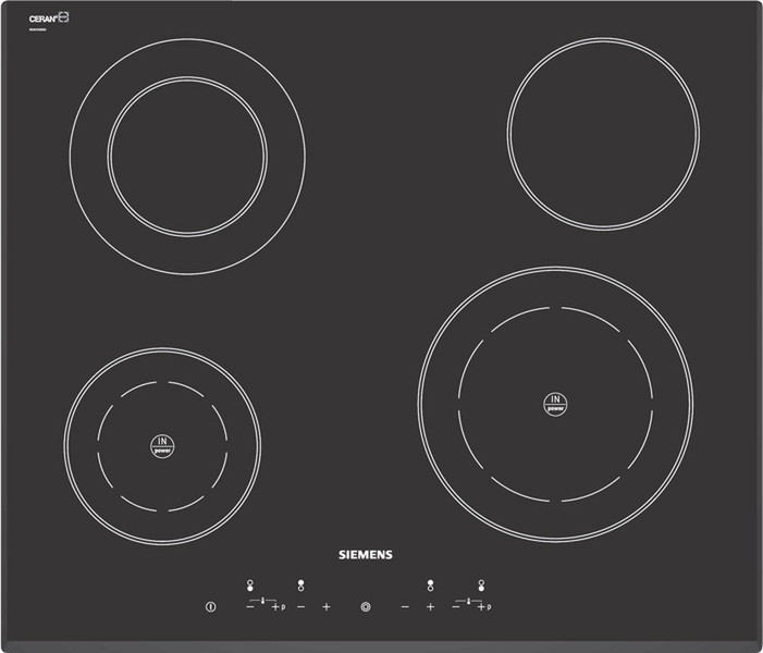 Siemens EH752001E Eingebaut Ceramic hob Schwarz Kochfeld