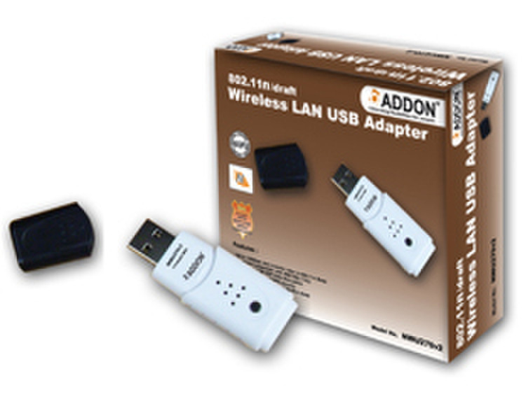 Add-On Computer Peripherals (ACP) 11n/draft Wireless LAN USB Adapter 150Mbit/s networking card