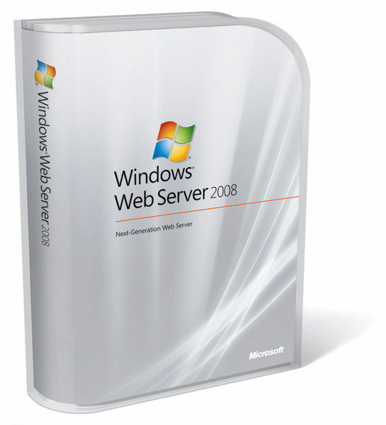 Microsoft Windows Web Server 2008 R2, 64bit , 1-4 CPU, Vollversion (Systembuilder), DE