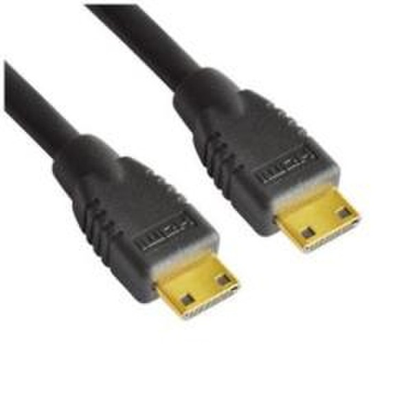 Nilox Mini HDMI Digital 0.5m 0.5m Mini-HDMI Mini-HDMI Black HDMI cable