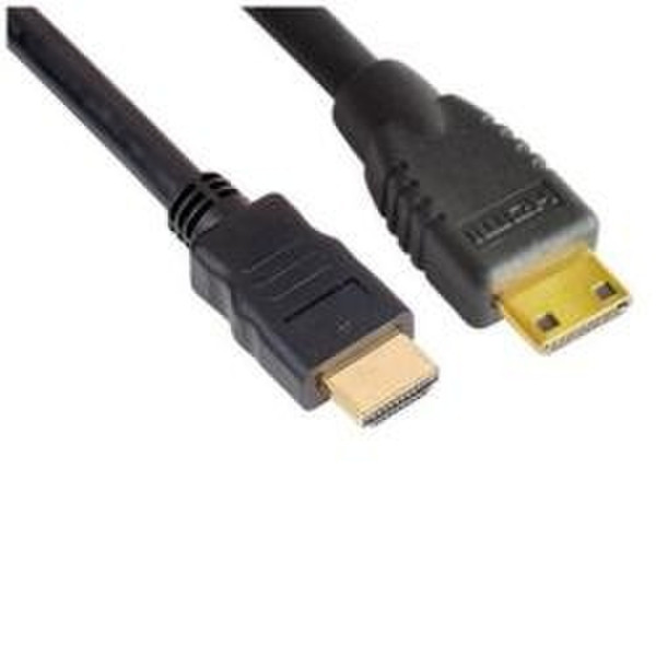 Nilox HDMI 1.3 2.0m 2m Mini-HDMI HDMI Schwarz HDMI-Kabel