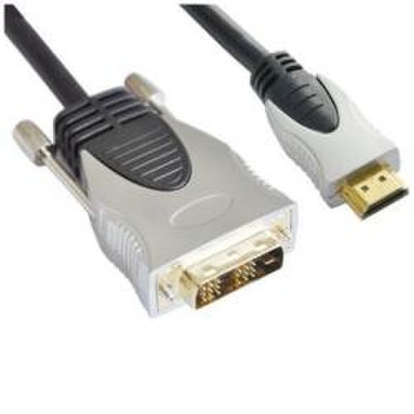 Nilox HDMI/DVI-D 1.0m 1м DVI-D HDMI Черный