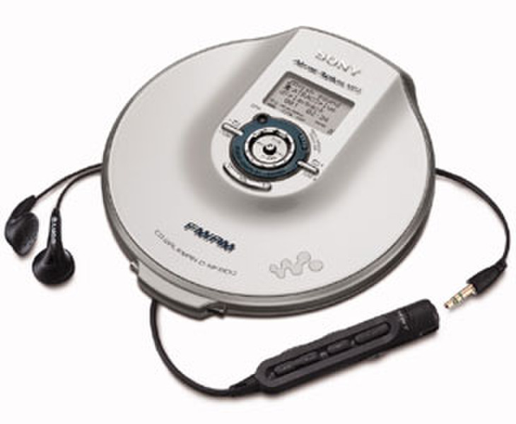 Sony CD WALKMAN D-NF600 Portable CD player Silber