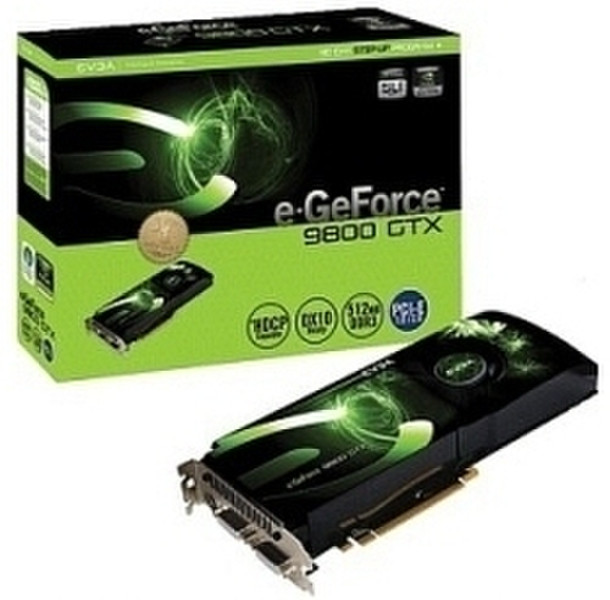 EVGA e-GeForce 9800GTX 512 MB GeForce 9800 GTX GDDR3