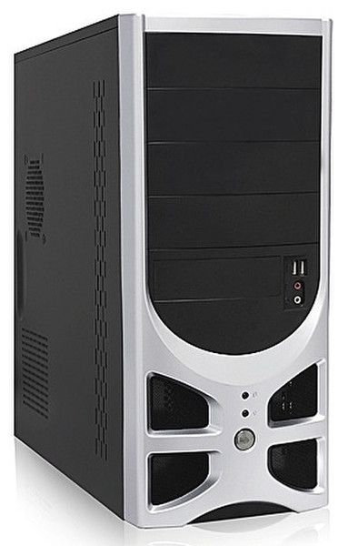 Foxconn TLA570A Midi-Tower Black,Silver computer case