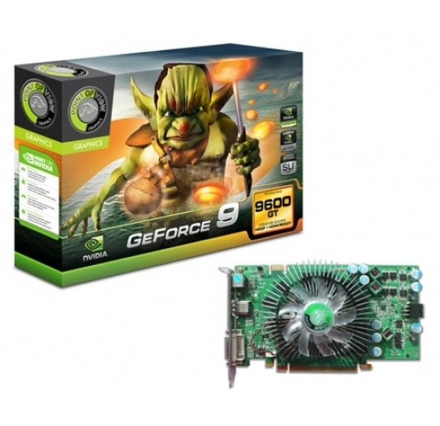 Point of View GeForce 9600GT GPU Core GeForce 9600 GT 1ГБ GDDR3