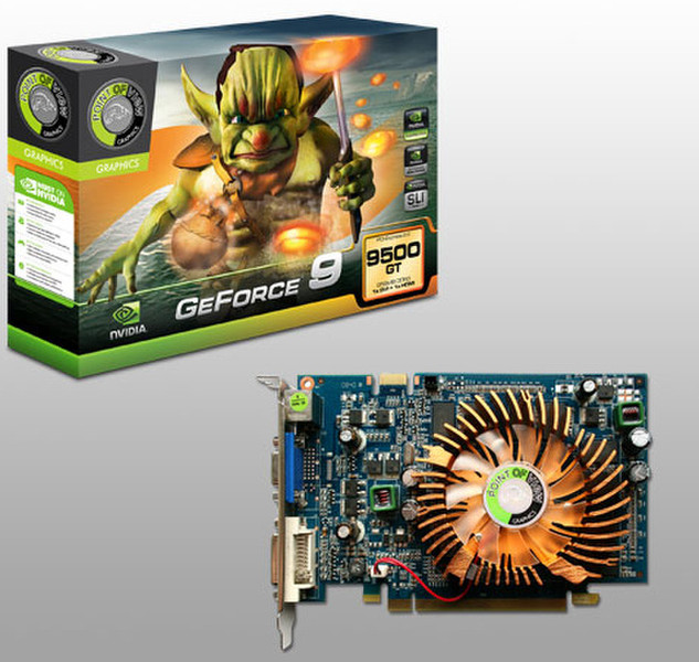 Point of View R-VGA150909H GeForce 9500 GT 1GB GDDR2 graphics card