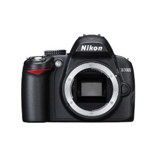 Nikon D3000 Однообъективный зеркальный фотоаппарат без объектива 10.2МП CCD 3872 x 2592пикселей Черный