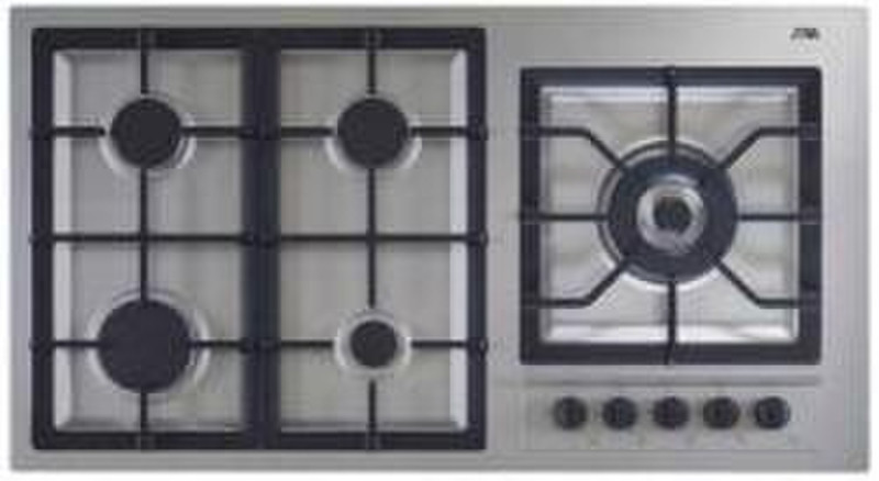 ETNA A094VW Avance gas heater solo (90 cm) built-in Gas hob Silver