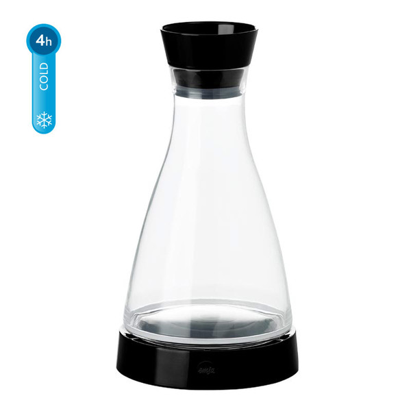 EMSA FLOW Friends Carafe 1L Black,Transparent