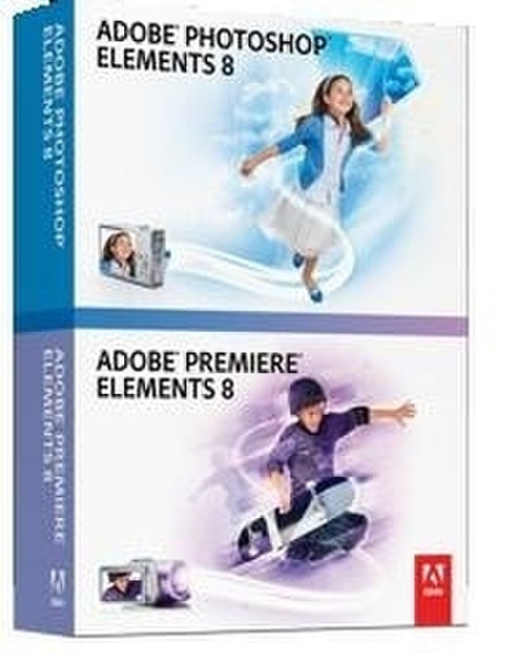 Adobe Photoshop Elements + Premiere Elements + Premiere Elements V8, Minibox, Win, DE