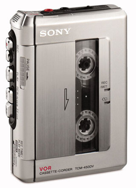 Sony Cassette TCM450DV Silver cassette player