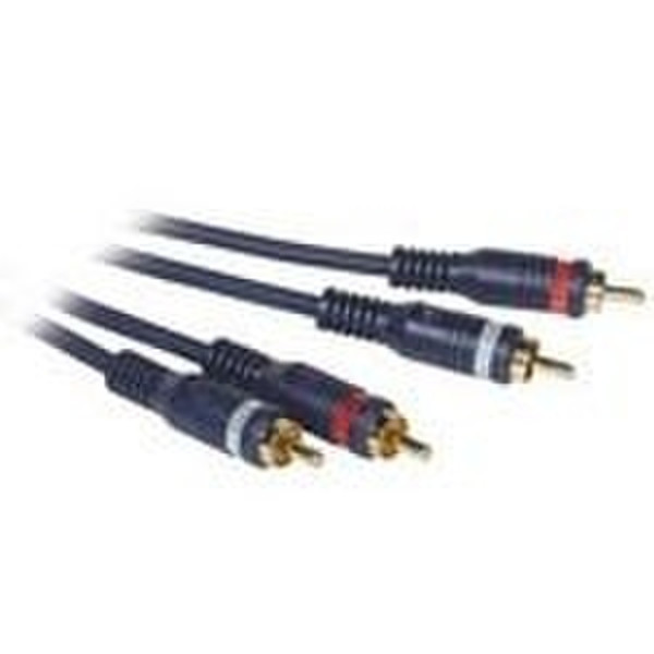 C2G 1m Velocity RCA Audio Cable 1m RCA RCA Black audio cable
