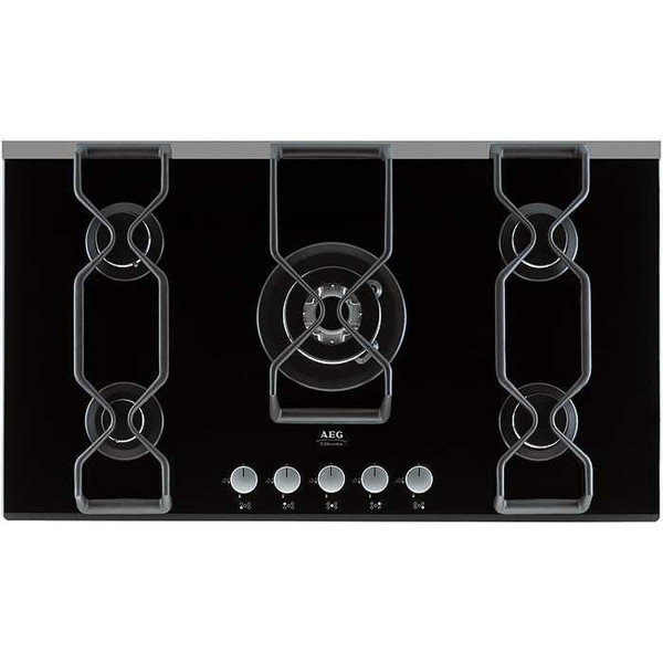 AEG 99454GB built-in gas heater black built-in Gas hob Black