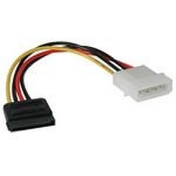 C2G SATA Power Adapter Cable 0.15м Разноцветный кабель питания