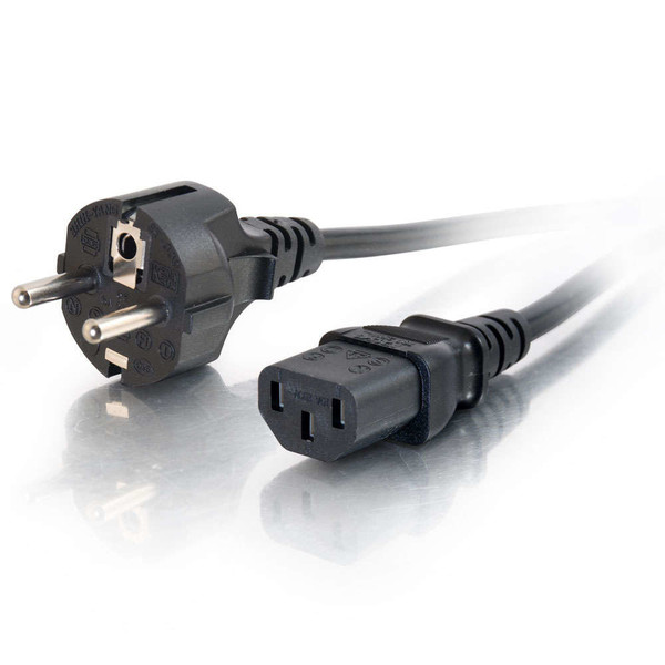 C2G 5m Power Cable 5м CEE7/7 Schuko Разъем C13 Черный кабель питания