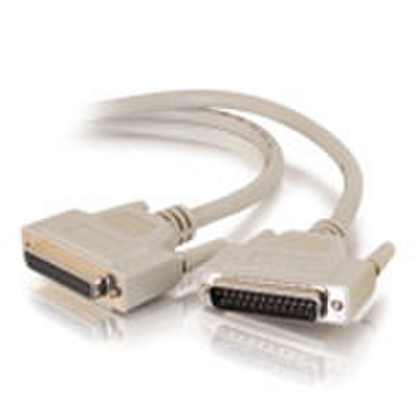 C2G 3m IEEE-1284 DB25 M/F Cable 3м Серый кабель для принтера