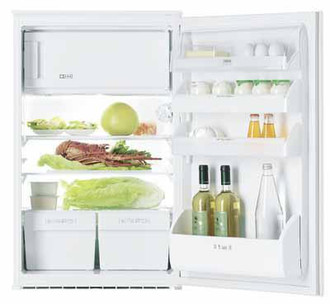 Zanussi ZI9154A Eingebaut 140l Weiß Kühlschrank mit Gefrierfach