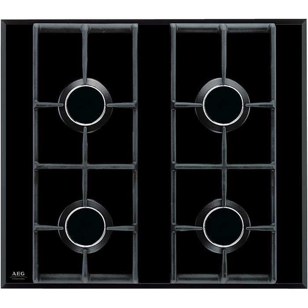 AEG 9560G gas heater built-in Gas hob Black