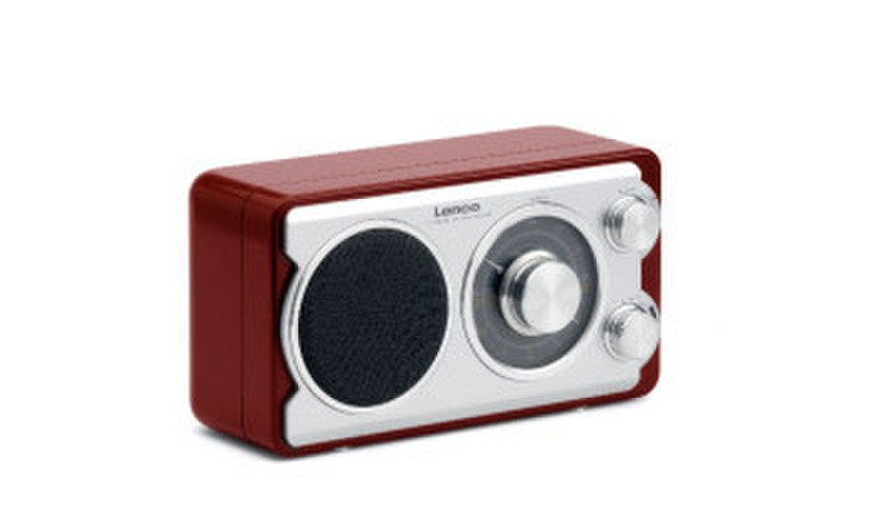 Lenco Radio NR-001Red Портативный Аналоговый Красный радиоприемник