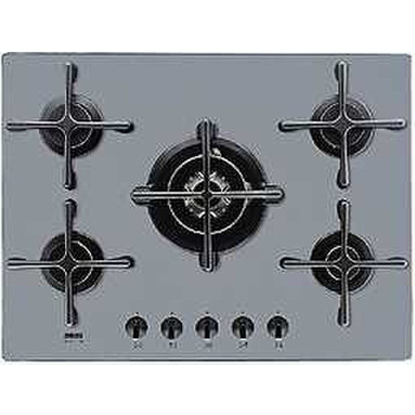 Zanussi ZGG784IXC gas heater built-in Gas hob Silver