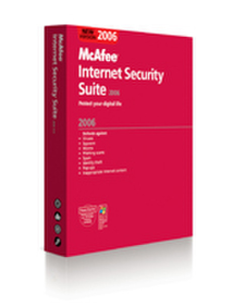 McAfee Internet Security Suite 2006 1Benutzer Englisch