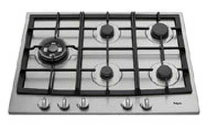 Pelgrim GKB 677 W gas heater built-in Gas hob Silver