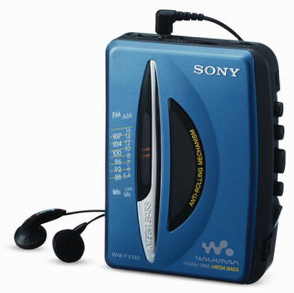 Sony Tape WALKMAN WM-FX193L Синий кассетный плеер