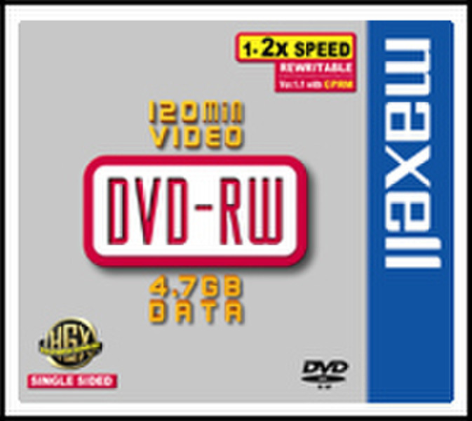 Maxell DVD-RW 4.7GB 2x Cakebox 25pk 4.7GB DVD-RW 25pc(s)