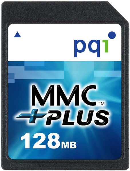 PQI MMC Plus, 128Mb Flash card 0.125ГБ MMC карта памяти