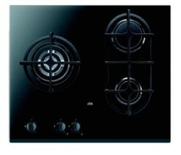 ETNA EN1023 Avance glass gas heater solo (62 cm) built-in Gas hob Black