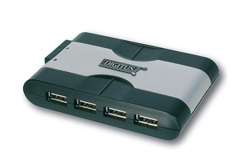 Digitus USB 2.0Hub 4-Port 480Мбит/с хаб-разветвитель