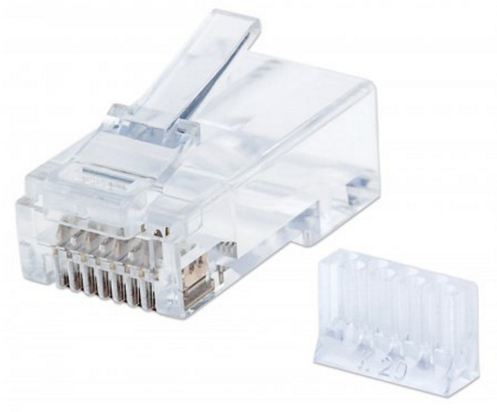 Intellinet 790611 RJ-45 Transparent,White wire connector