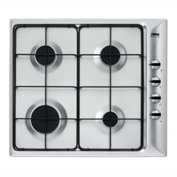 Zanussi ZGL64IN gas heater built-in Gas hob Silver