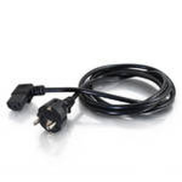 C2G 2m 90° Power Cord 2м Черный кабель питания