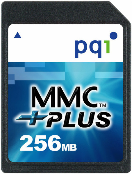 PQI MMC Plus, 256Mb Flash card 0.25ГБ MMC карта памяти