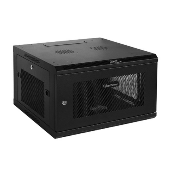 CyberPower CR6U61001 Wall mounted 6U Black rack