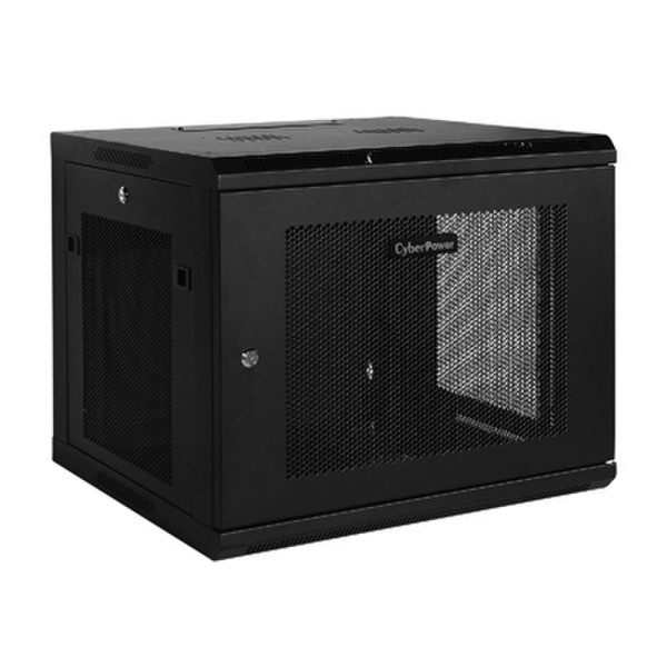 CyberPower CR9U61001 Wall mounted 9U Black rack