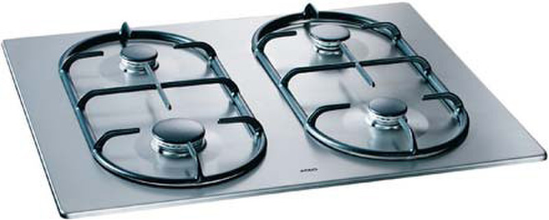 ATAG HG4011P inb comb kookpl gas 64cm built-in Gas hob Silver