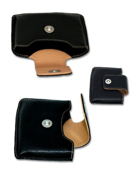 PEDEA Leather Case for TomTom XL 330 Schwarz, Braun