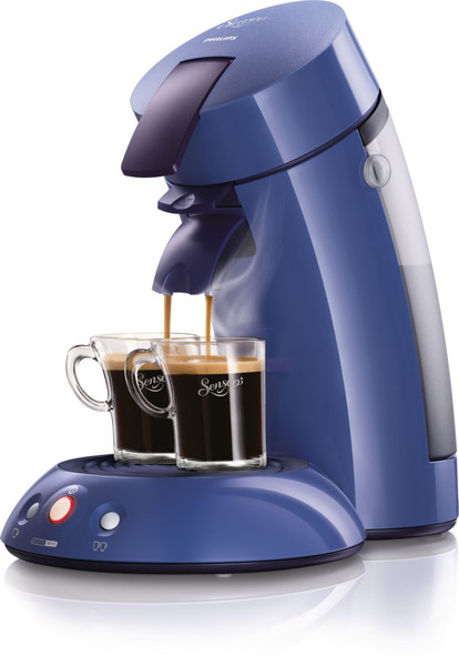 Senseo HD7810/70 freestanding Semi-auto Pod coffee machine 0.75L 5cups Blue coffee maker