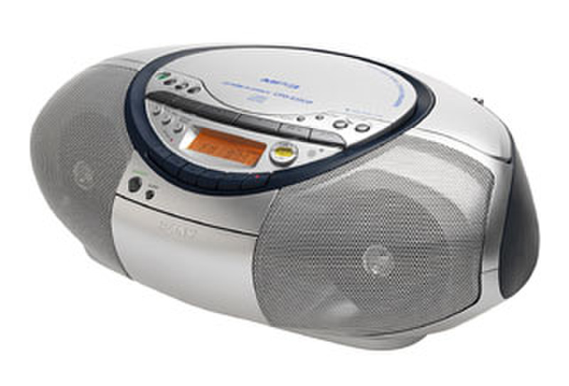 Sony CD Sound System CFD-S35CP S Personal CD player Silber