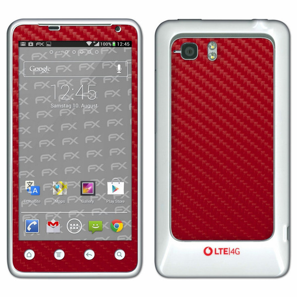 atFoliX 4052225904041 Smartphone Rot Hülle & Aufkleber für Mobilgeräte