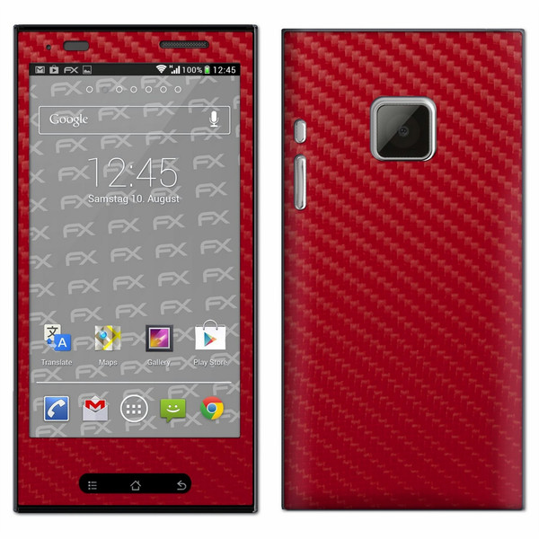 atFoliX 4052225905048 Smartphone Rot Hülle & Aufkleber für Mobilgeräte