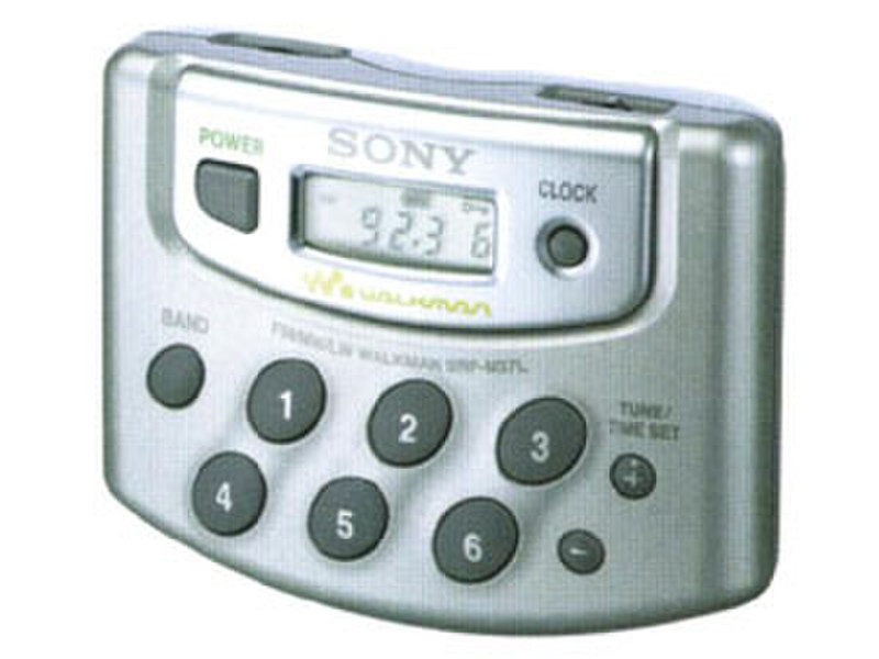 Sony Personal Radio WALKMAN SRF-M37L Silver Персональный Цифровой Cеребряный радиоприемник