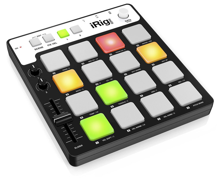IK Multimedia iRig Pads Black DJ controller