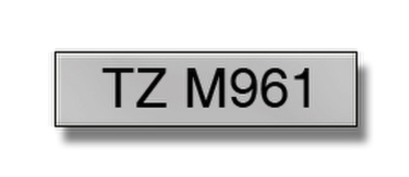 Brother TZM961 Metallic Matt P-touch Labelling Tape TZ этикеточная лента